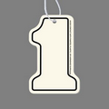 Paper Air Freshener Tag- The Number 1